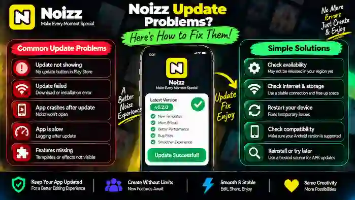 noizz-app-update-problems-fixes